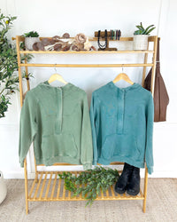 Ryker Vintage Wash Hoodie in Olive