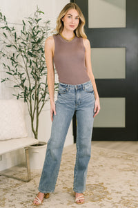 Judy Blue High Waist Tummy Control Slim Straight