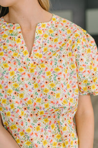 Seven Days a Week Balloon Sleeve Blouse