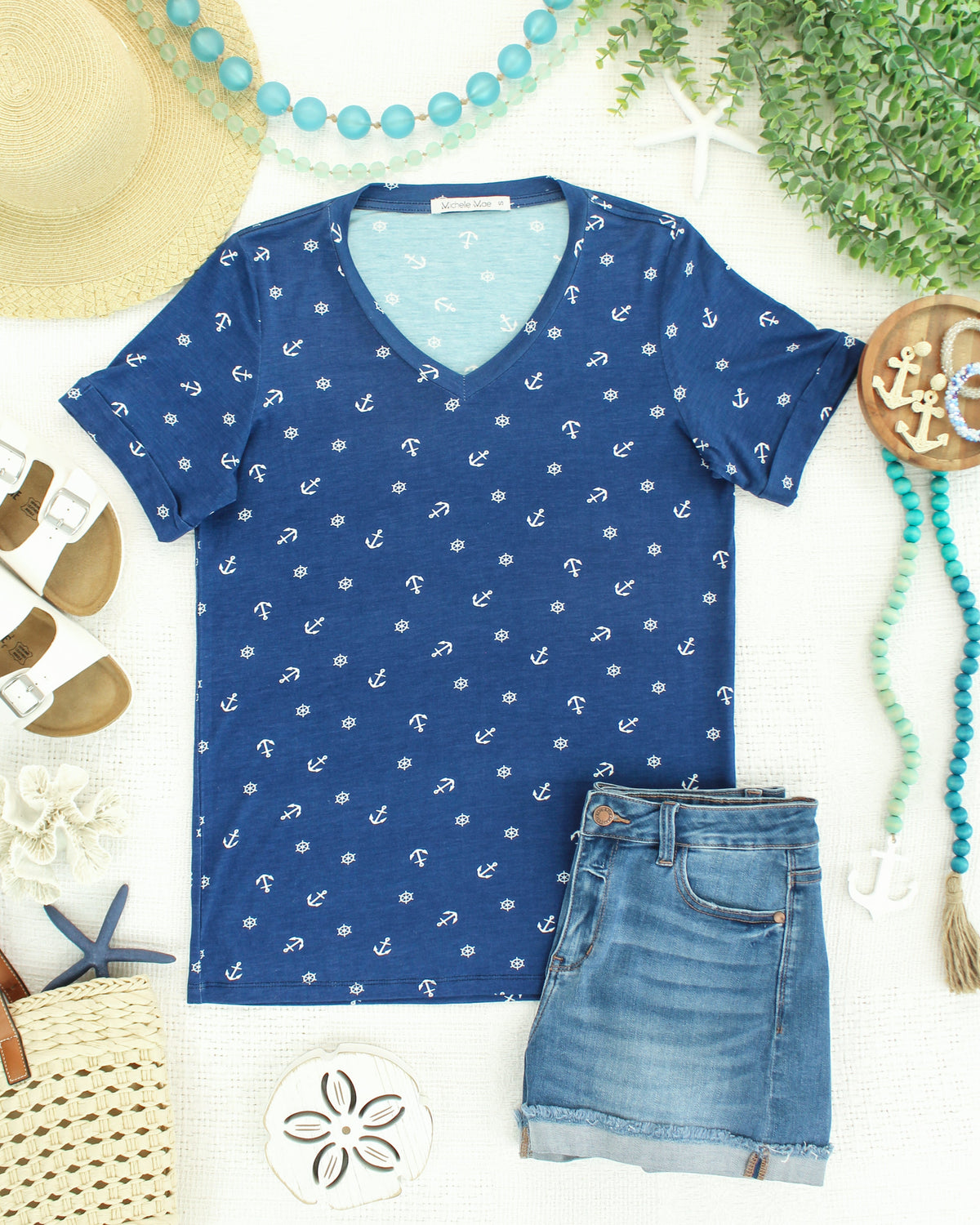 Sophie Top in Nautical Navy