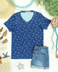 Sophie Top in Nautical Navy