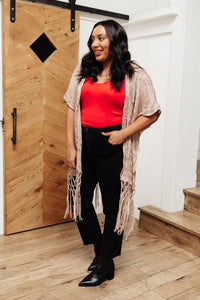 Stay Easy Tank In Cherry
