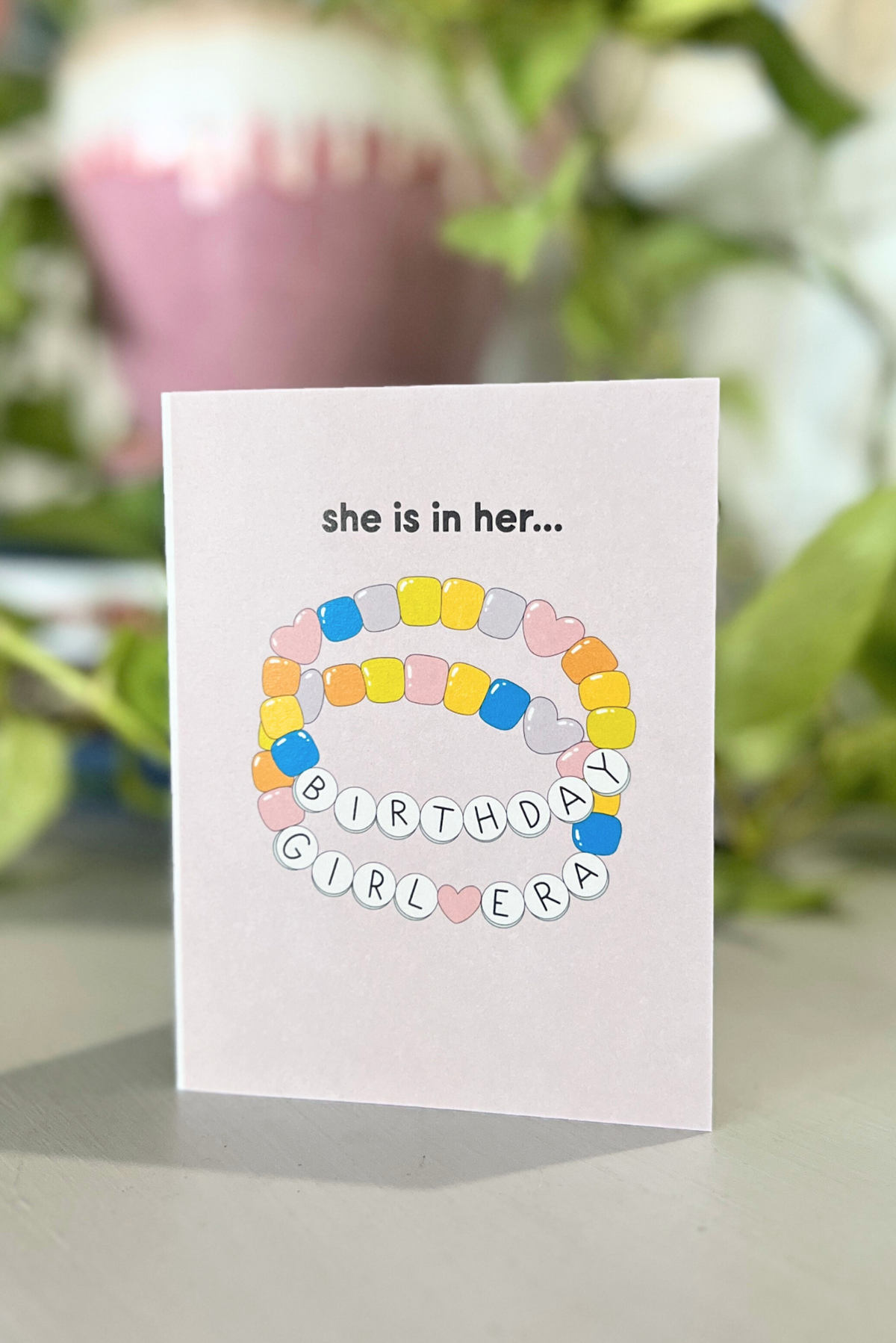 "she is in her birthday girl era" Birthday Card