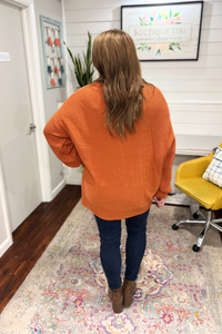 Hey Pumpkin Asymmetrical Sweater