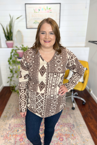 Aztec Fleece Pullover