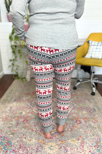 Reindeer Fair Isle Joggers