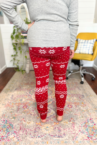 Snowflake Sweater Joggers