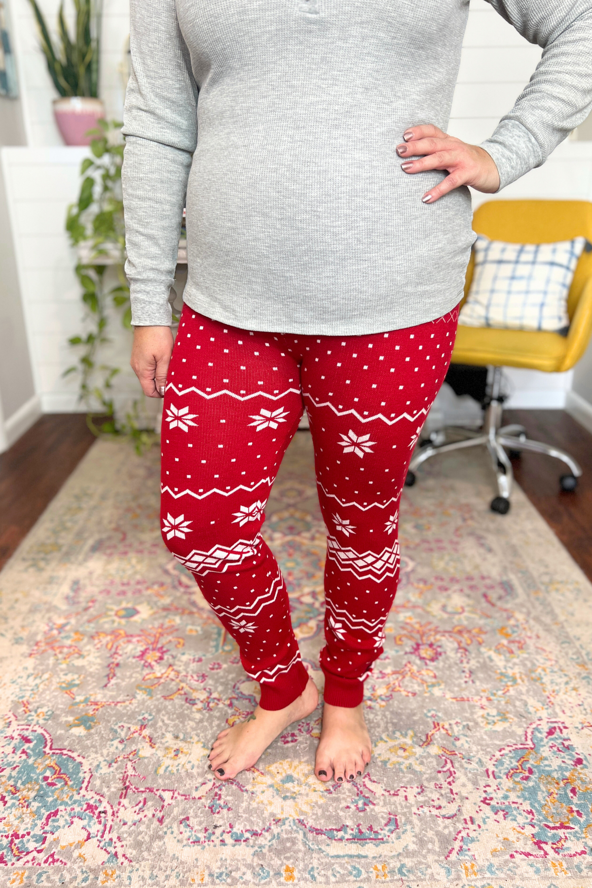 Snowflake Sweater Joggers