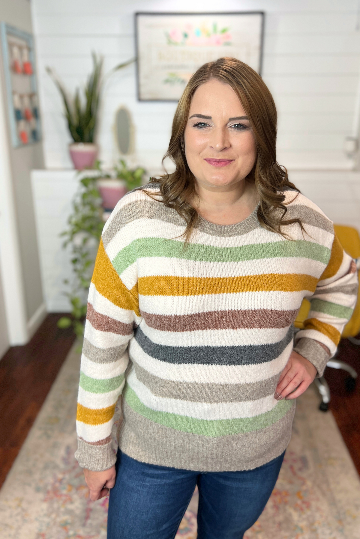 Multicolor Striped Sweater