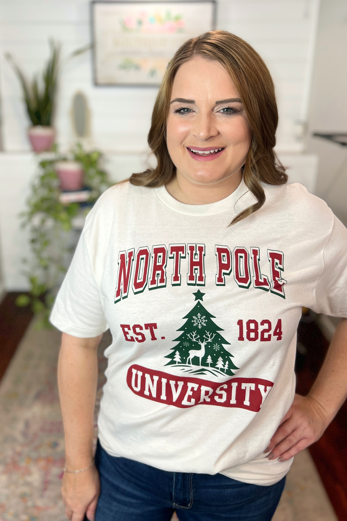 North Pole University Graphic Tee