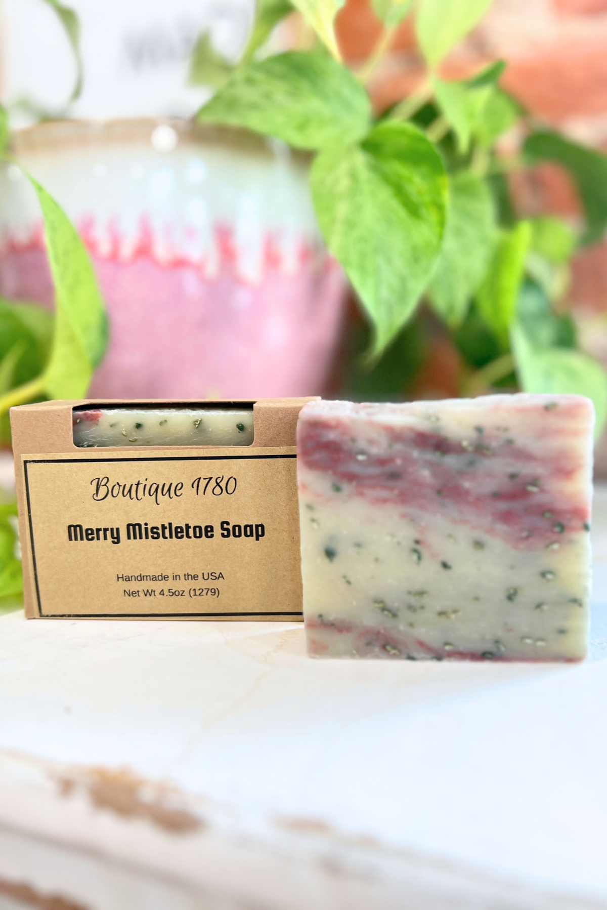 Handcrafted Merry Mistletoe Soap