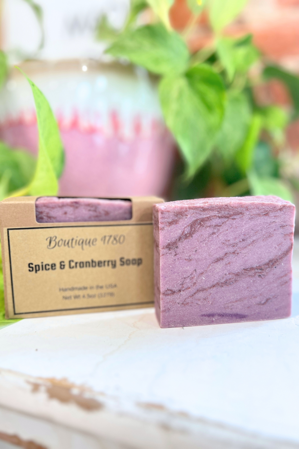 Handcrafted Spice & Cranberry Goat Milk Soap