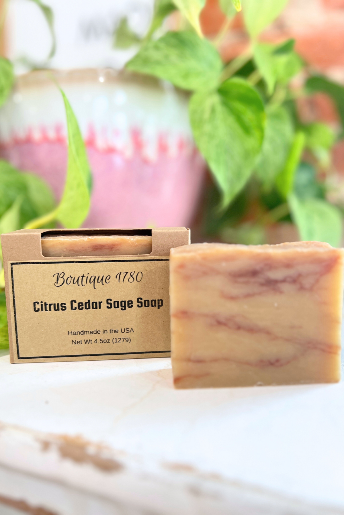 Handcrafted Citrus Cedar Sage Soap