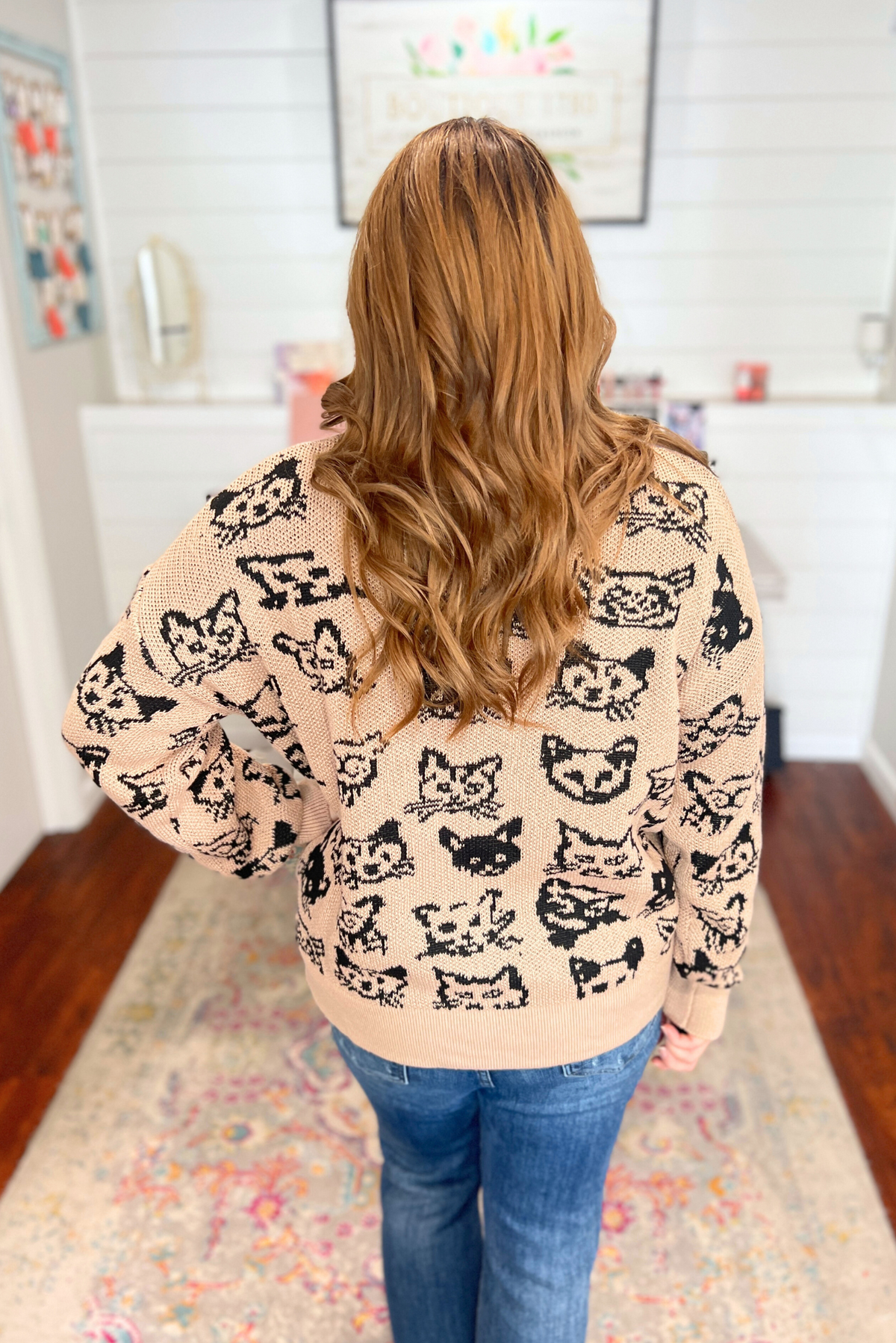 Feline Fine Sweater