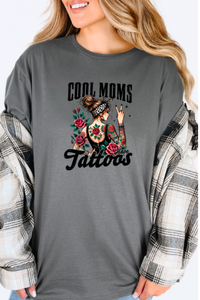 Cool Moms Have Tattoos Graphic Tee