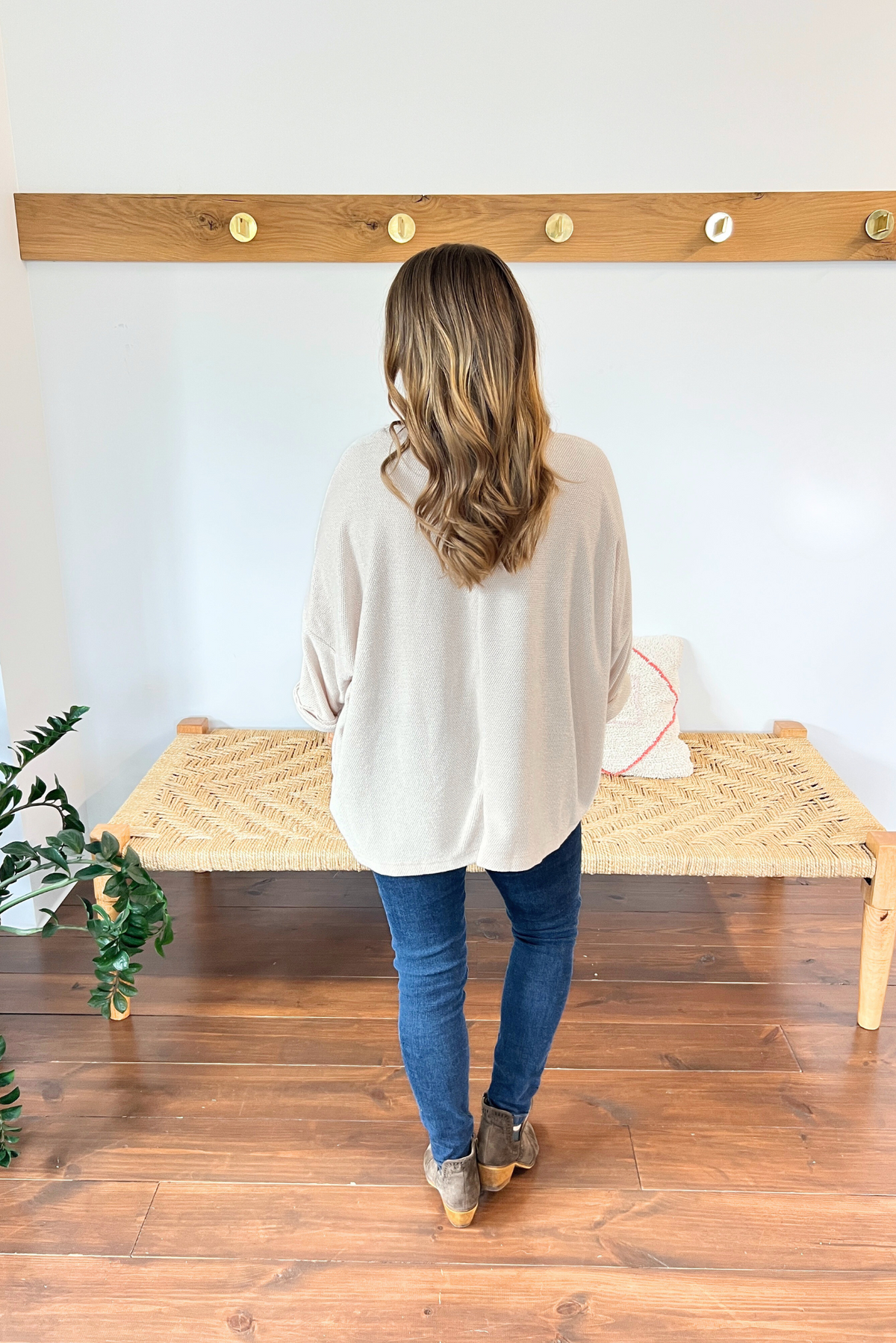 Ivory Thoughts Chenille Blouse