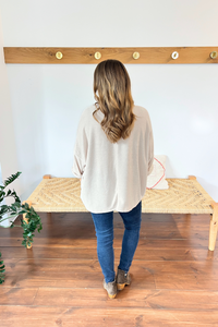 Ivory Thoughts Chenille Blouse