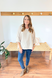 Ivory Thoughts Chenille Blouse