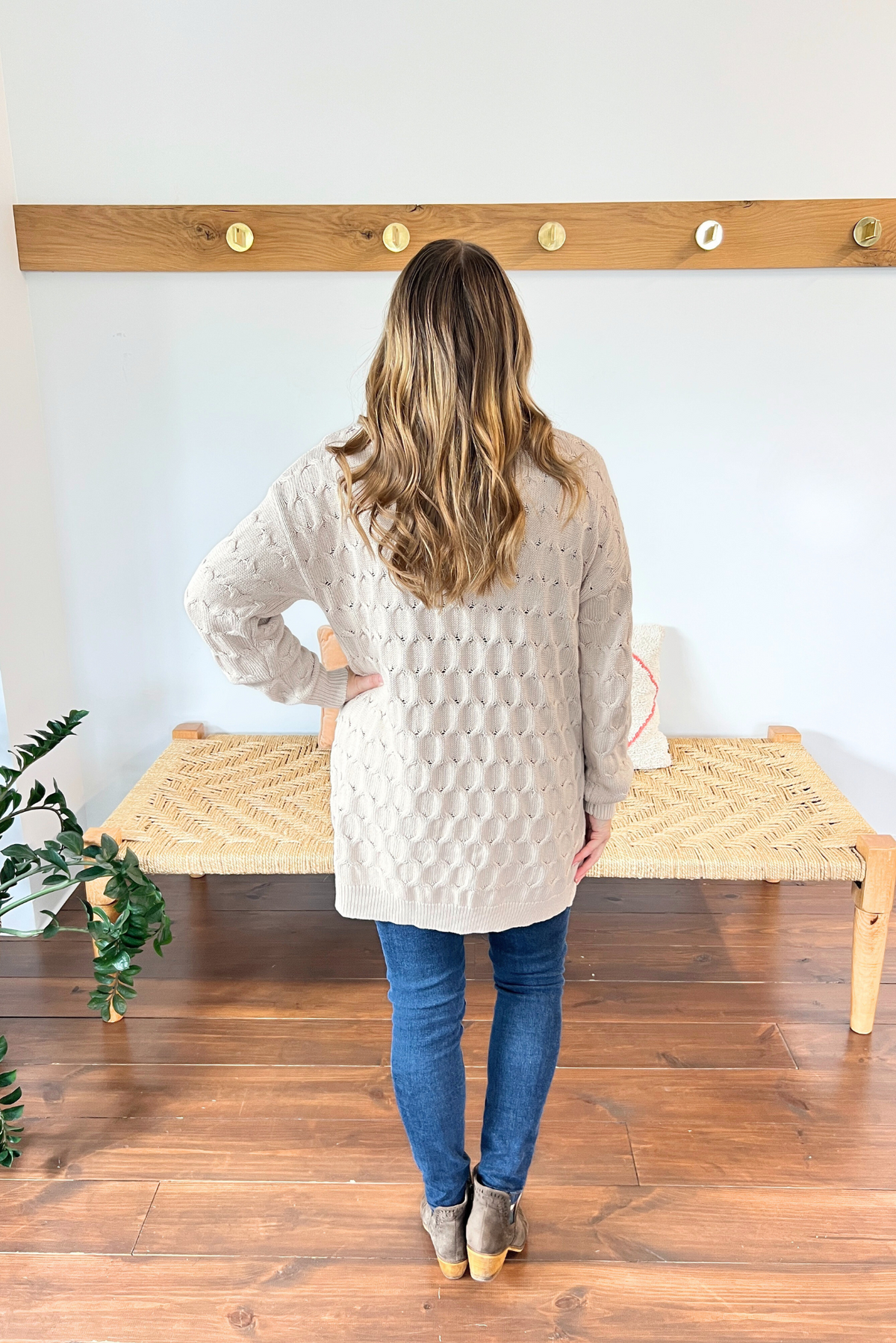 Laugh Airily Cable Knit Cardigan