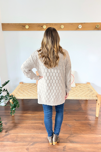 Laugh Airily Cable Knit Cardigan
