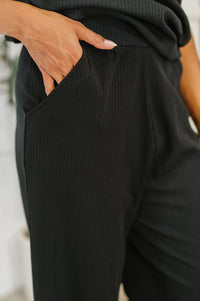 Thyme Culottes in Black