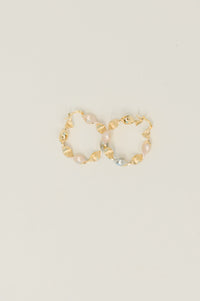 Twisted Sisters Plated Alloy Hoop Earrings