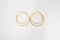 Two's a Party Double Hoop Earrings