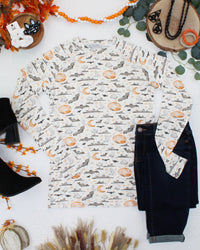 Blair Long Sleeve Top in Haunted Halloween