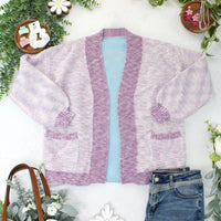 Kinsley Cardigan in Purple Mix