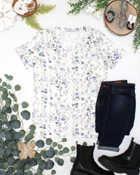 Sophie Top in Olive Meadow