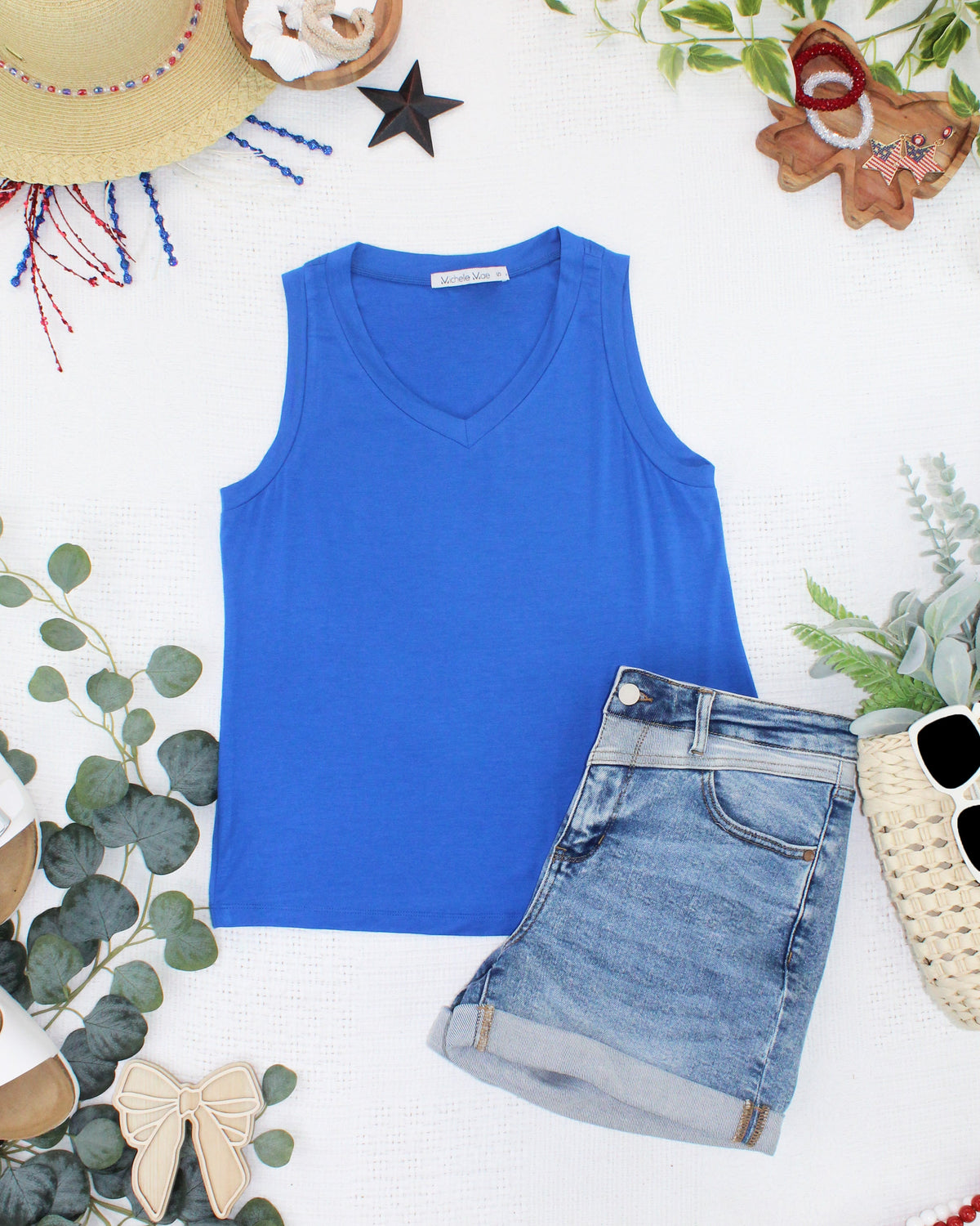 Noelle Tank in Blue