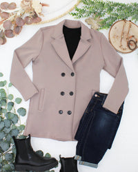 Scarlett Sweater Jacket in Mocha