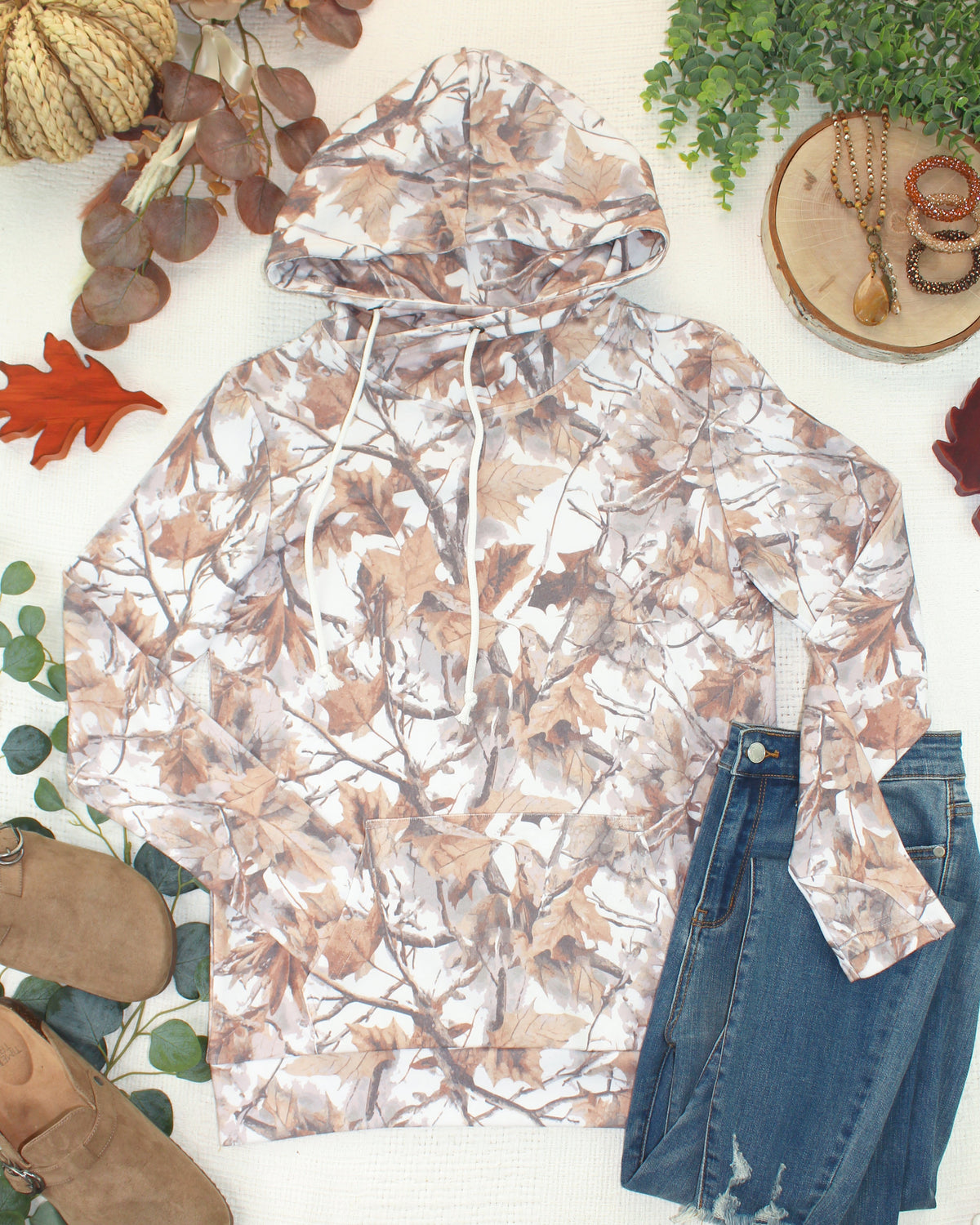 Ashley Hoodie in Woodsy Camo