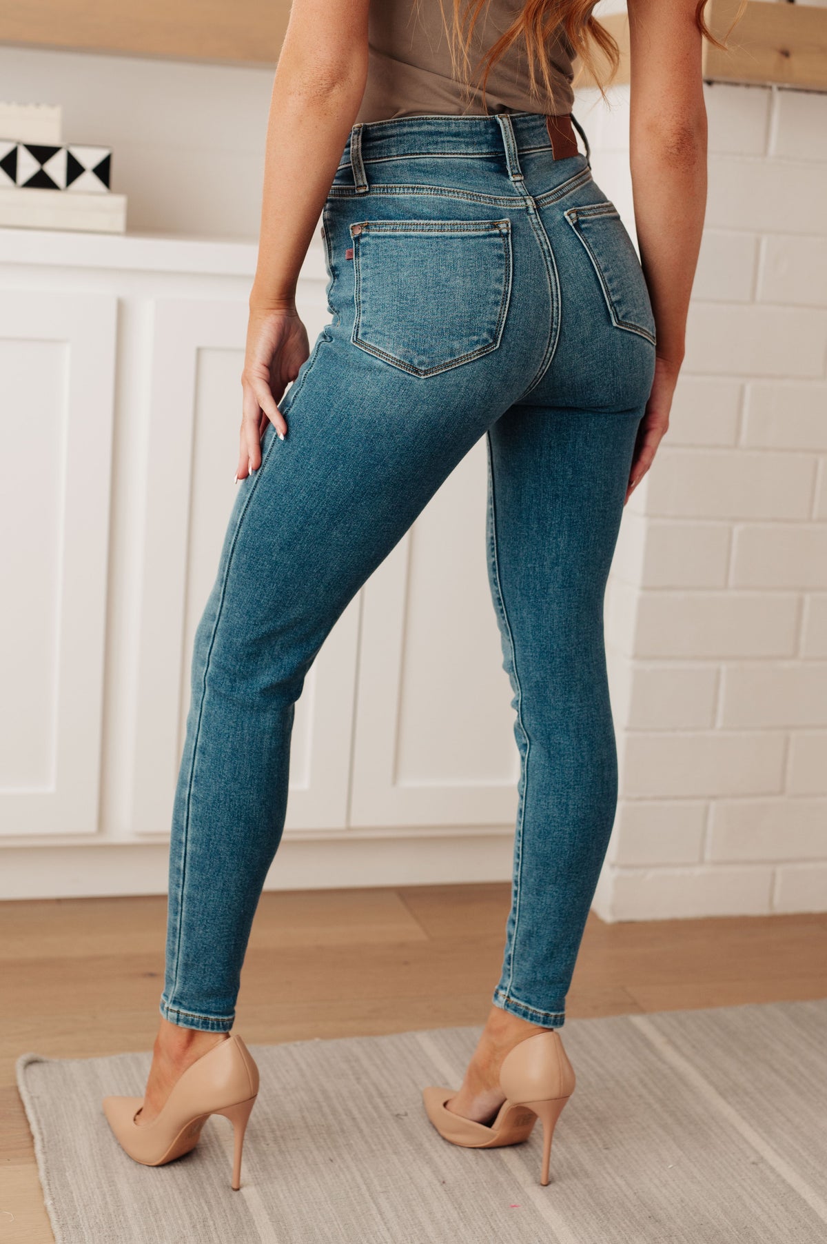 High Rise Thermal Skinny Jean by Judy Blue