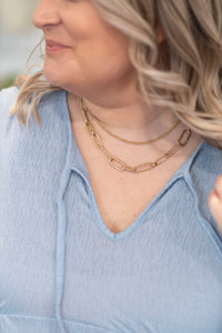 Chain Link Multi-Layer Necklace