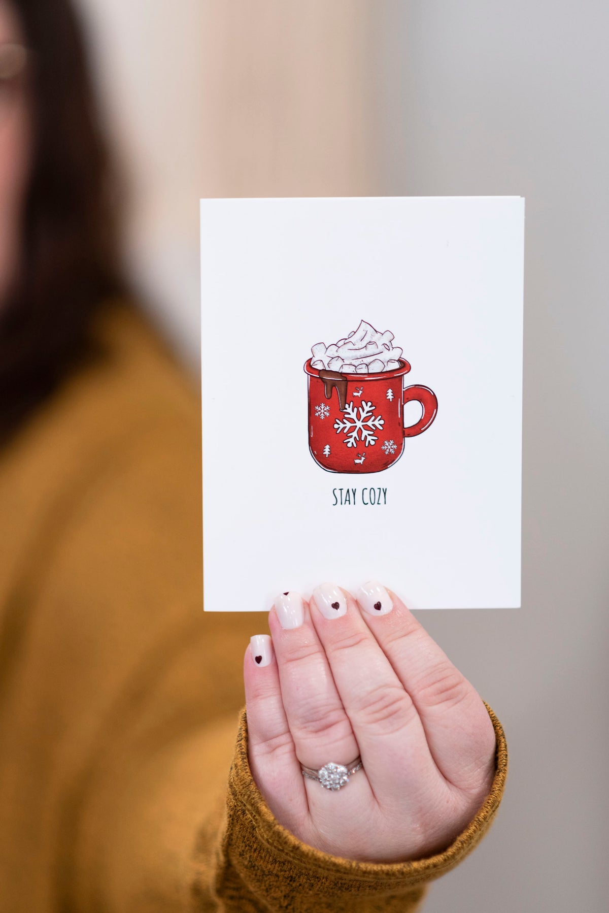 Stay Cozy Mug Holiday Greeting Card