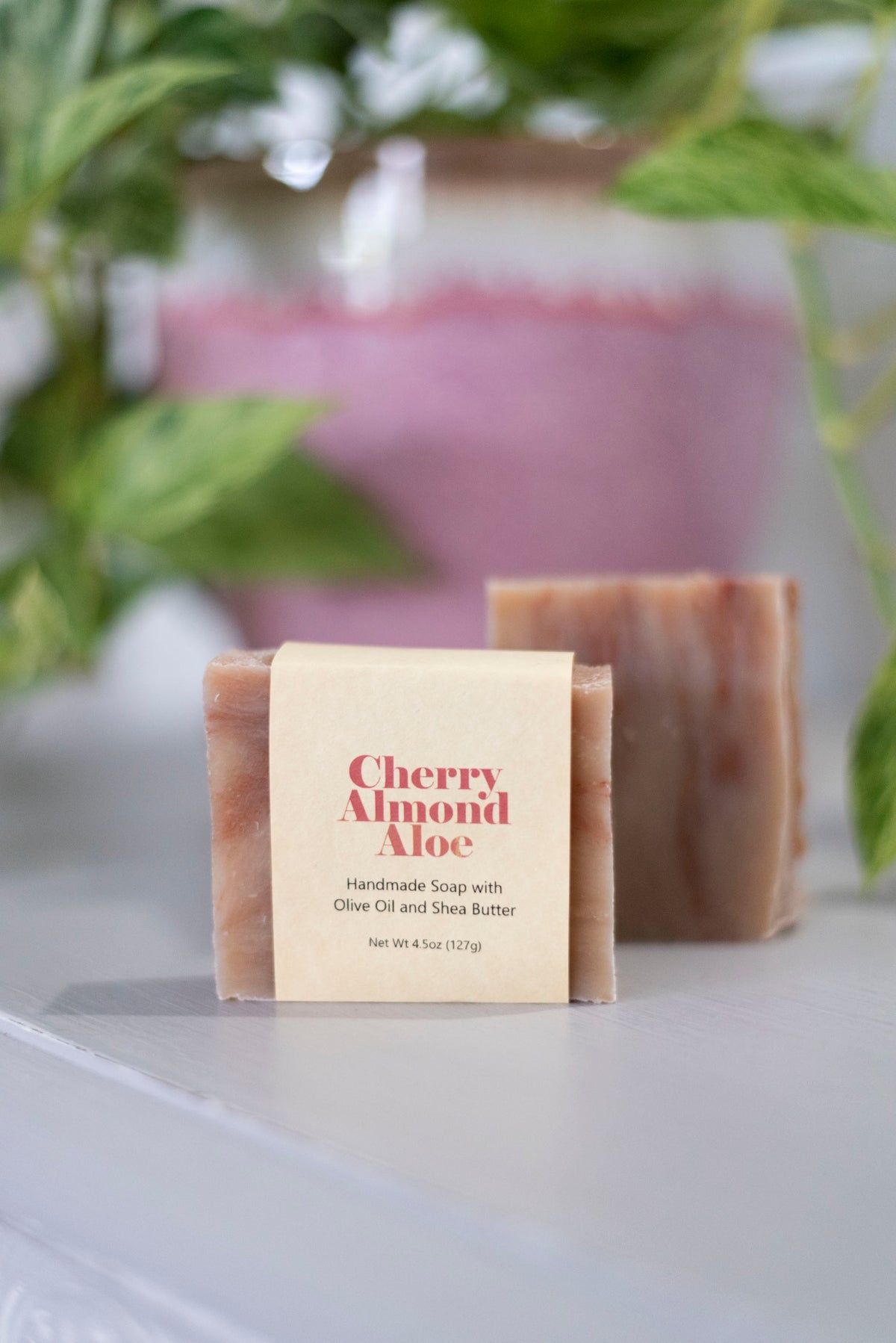 Handcrafted Cherry Almond Soap & Shampoo Bar