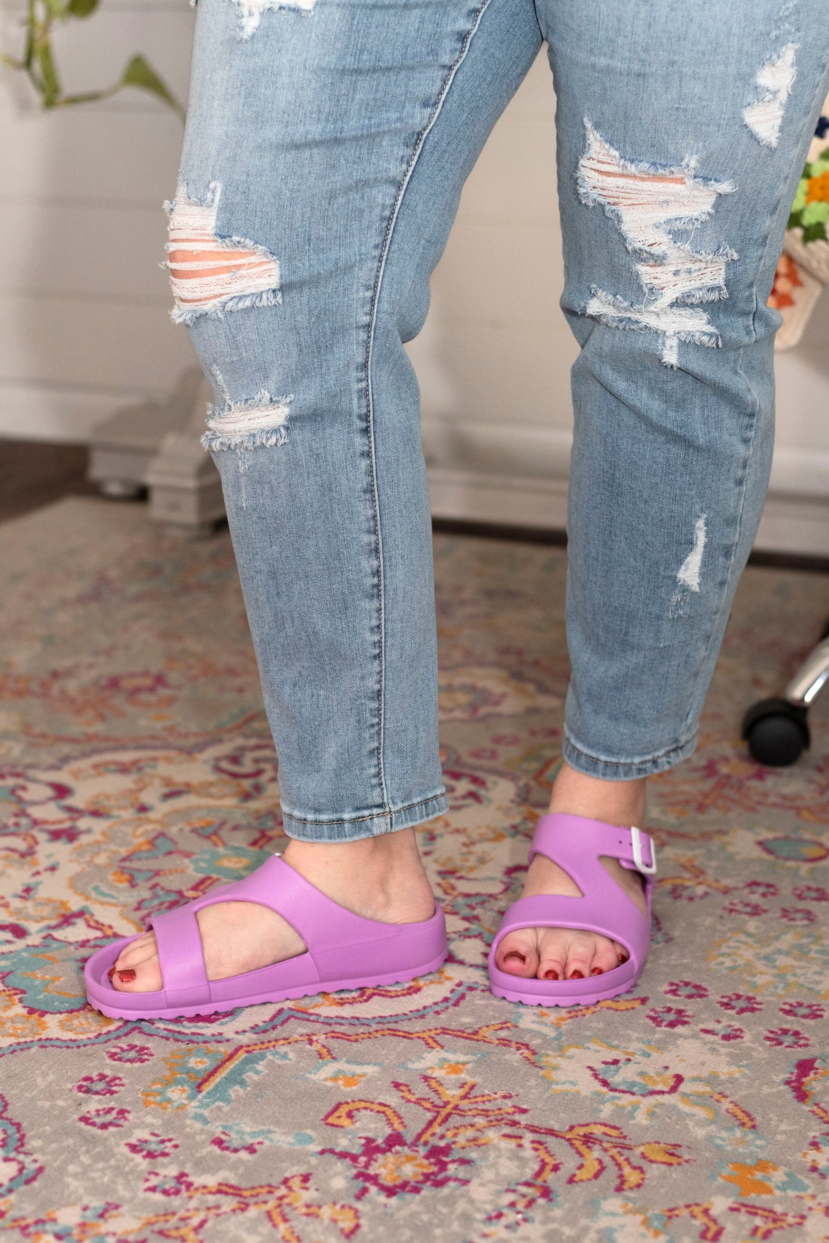 Pool Party Slides in Lilac by Corkys