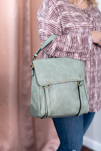 Convertible Backpack in Light Teal