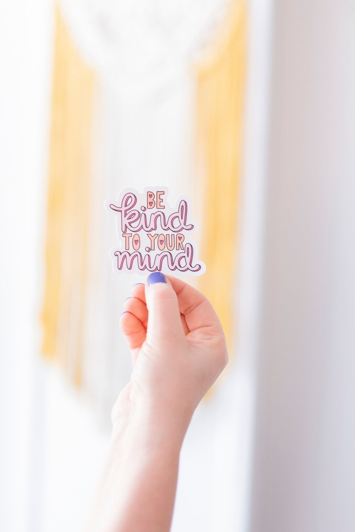 Be Kind to Your Mind Positivity Sticker